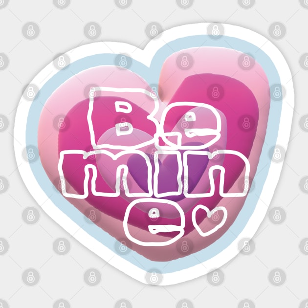 Be Mine Sticker by EunsooLee